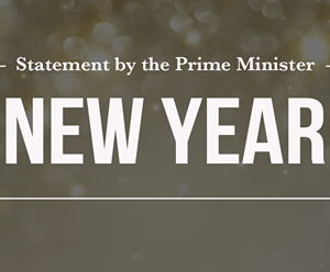 特鲁多总理新年献词 Statement by the Prime Minister to mark the New Year