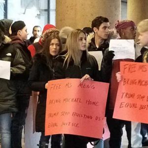 孟晚舟案在温哥华再度开庭 加拿大民众呼吁珍视加中友谊 释放孟晚舟女士