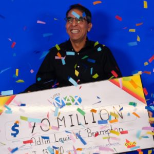 七千万加元!这个男人拿走安省最大的彩金 之前他已经不断中奖