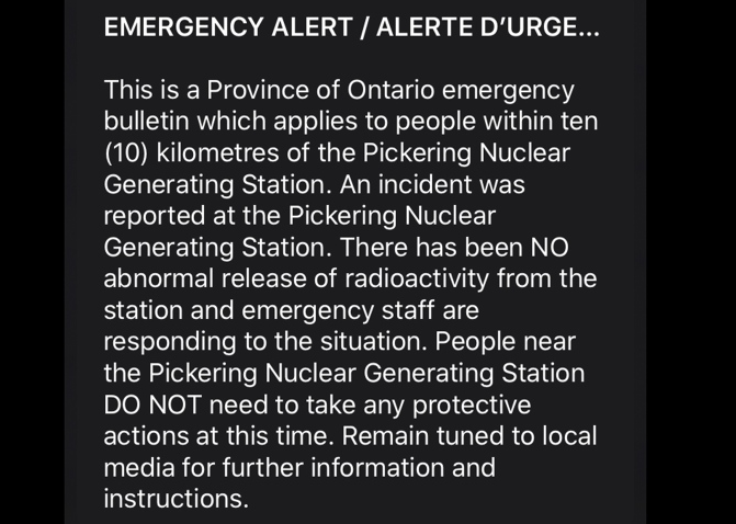 皮克灵核电站发生事故?省府错发安全警报引杜兰区居民恐慌