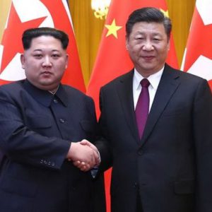 朝鲜最高领导人金正恩向习近平致亲署信表示慰问