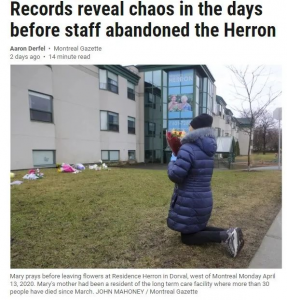 惨绝人寰!蒙特利尔一家养老院31名老人被活活饿死,而不是死于新冠肺炎