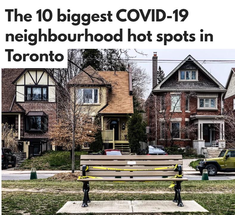 你的社区在列吗?多伦多公布新冠确诊最多的十大社区